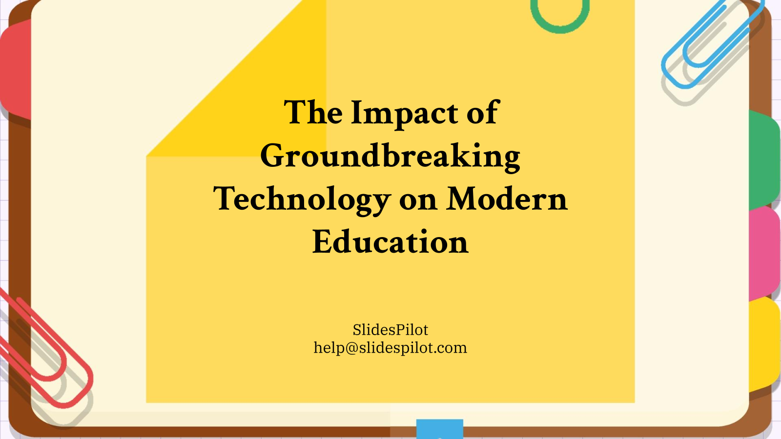 The Impact of Groundbreaking Technology on Modern Education